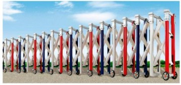 Cửa cổng xếp kéo tay